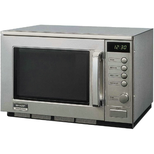 R23AM Sharp Dial Control Microwave 1900 Watts 20Ltr Stainless Steel